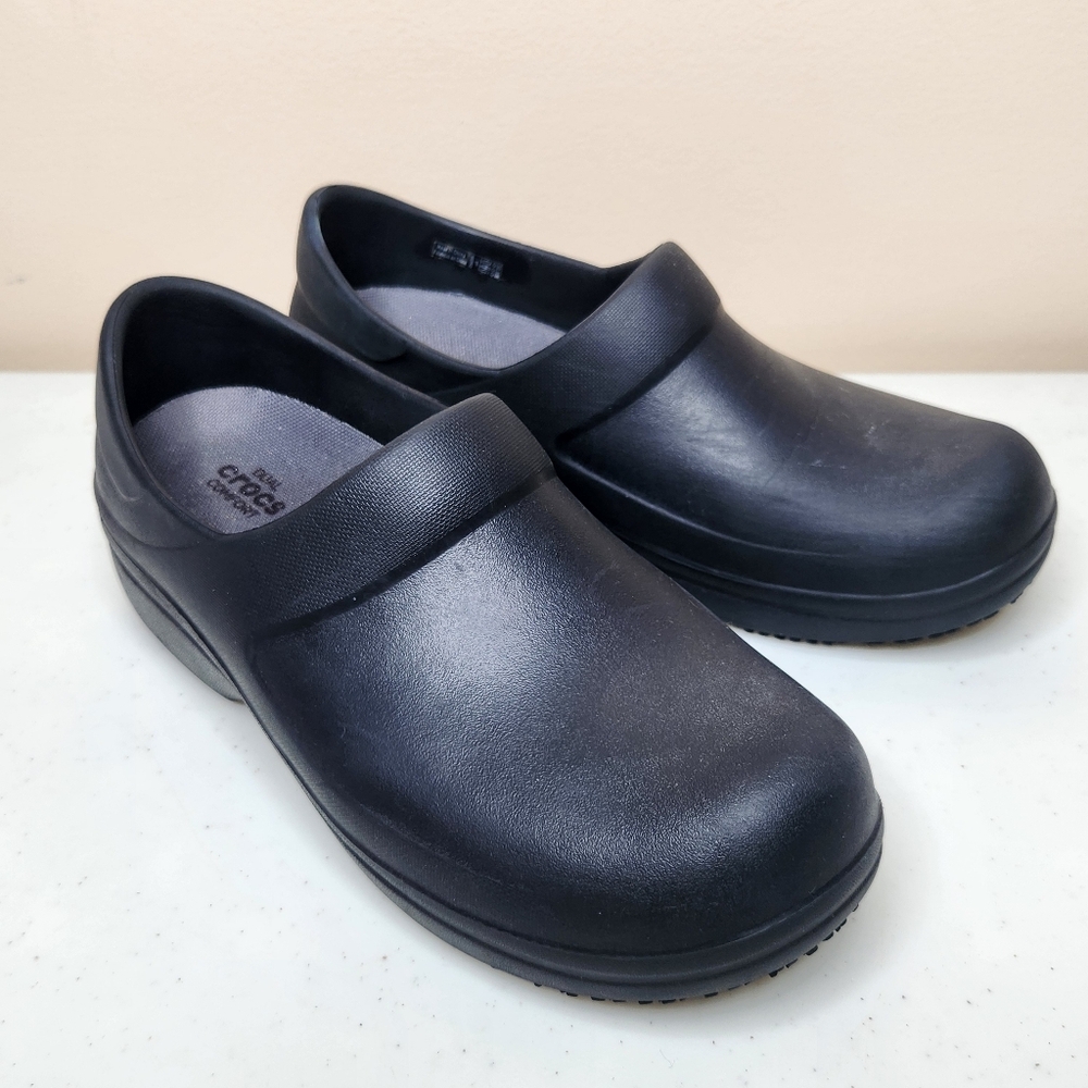 CROCS Classic Black Work Clogs